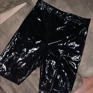Liquid biker shorts